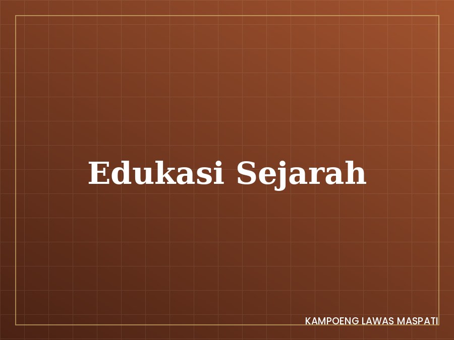 Edukasi sejarah dan teknologi untuk anak